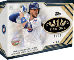 2018 Topps Tier One Baseball Hobby Box